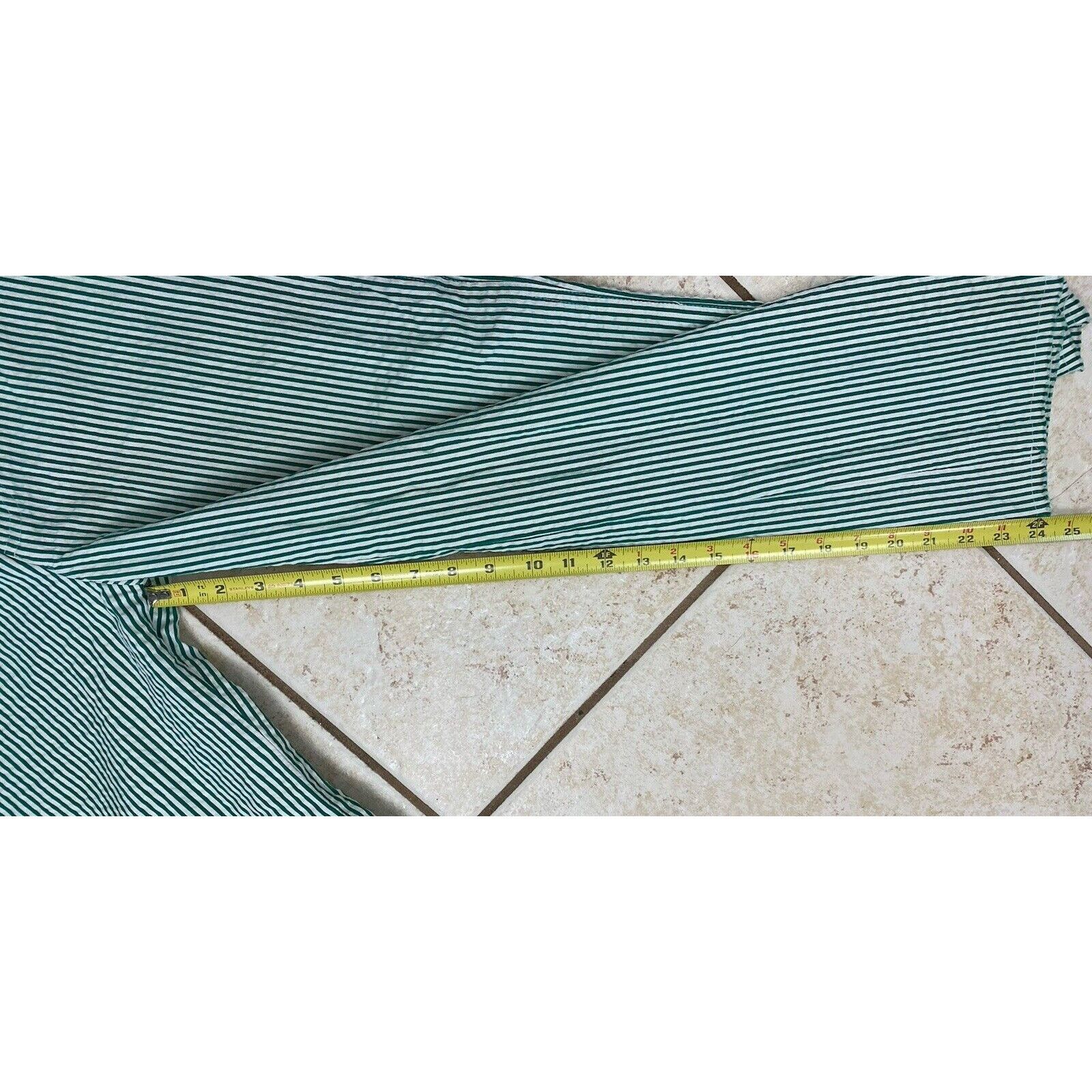 Marni Marni Green White Striped Wide-Leg Pants Size 40 IT Culottes Size 27" / US 4 / IT 40 - 12 Thumbnail