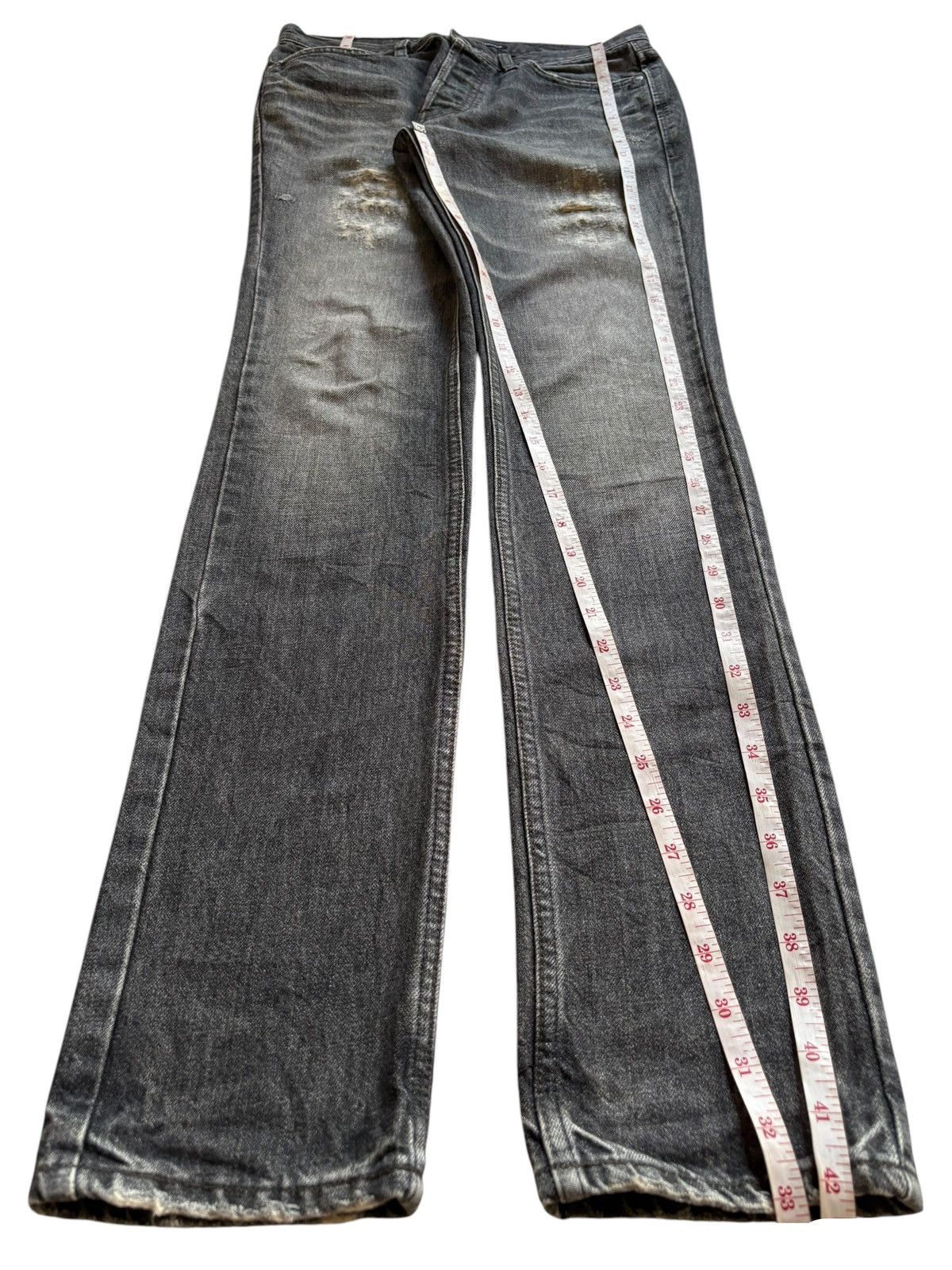 Japanese Brand Vintage Japanese Brand Button Fly Faded Distressed Jeans Size US 30 / EU 46 - 12 Thumbnail