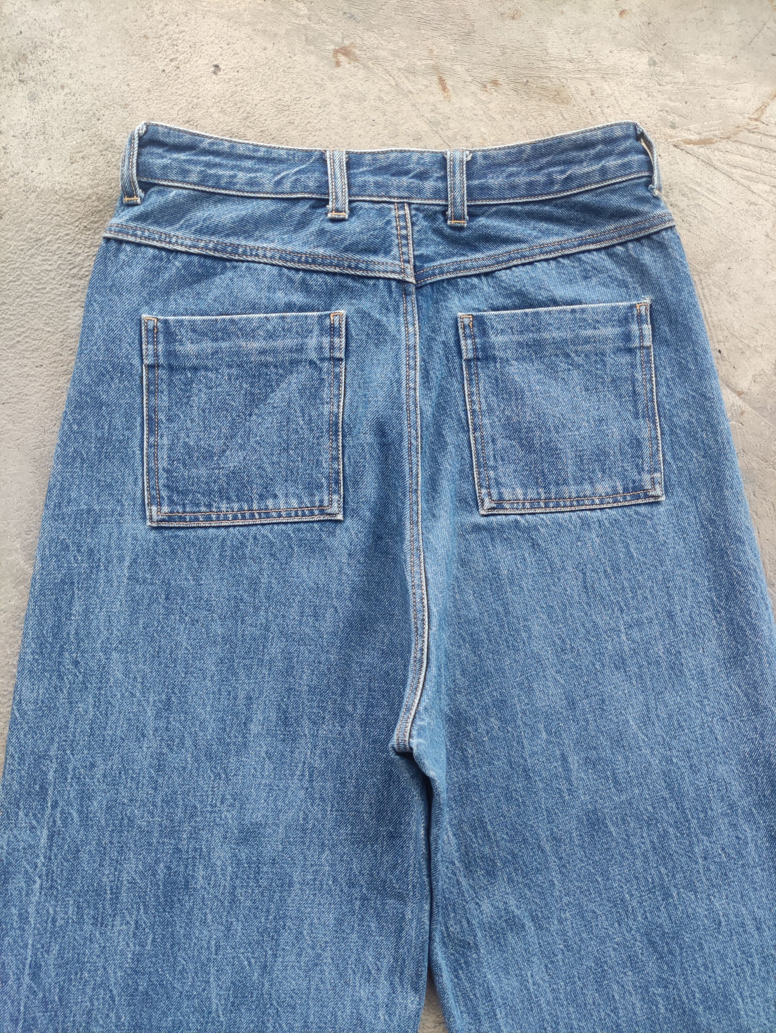 Japanese Brand Vintage Japanese Baggy Jean Distressed Faded Denim Size US 28 / EU 44 - 8 Thumbnail