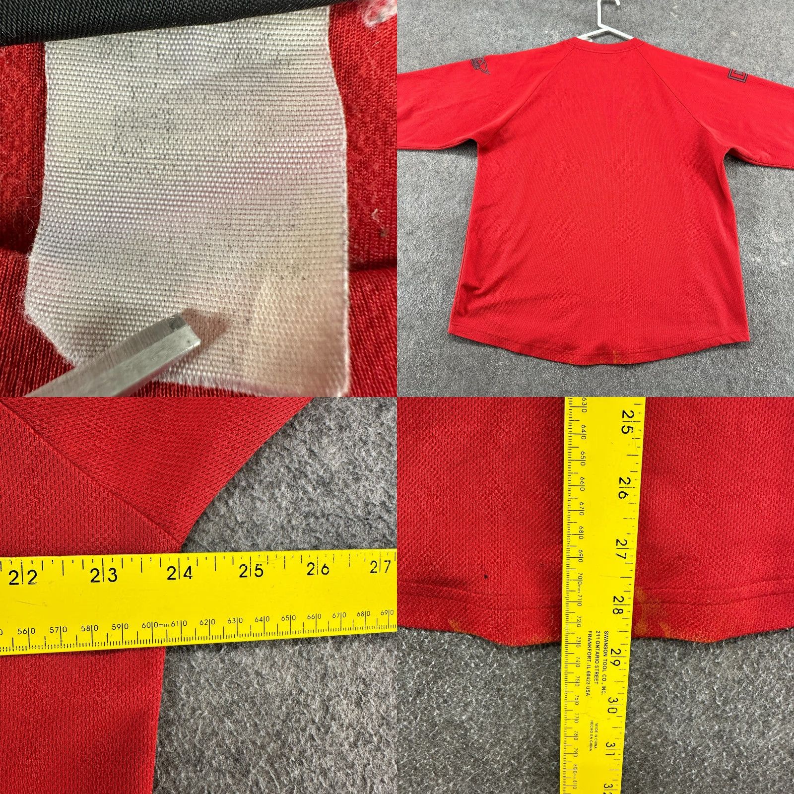 Aerosmith **VINTAGE Aerosmith Red Men Long Sleeve Spellout Jersey 90s** User: VINTAGE Aerosmith Red Men Long Sleeve Spellout Jersey 90s Size US L / EU 52-54 / 3 - 10 Thumbnail