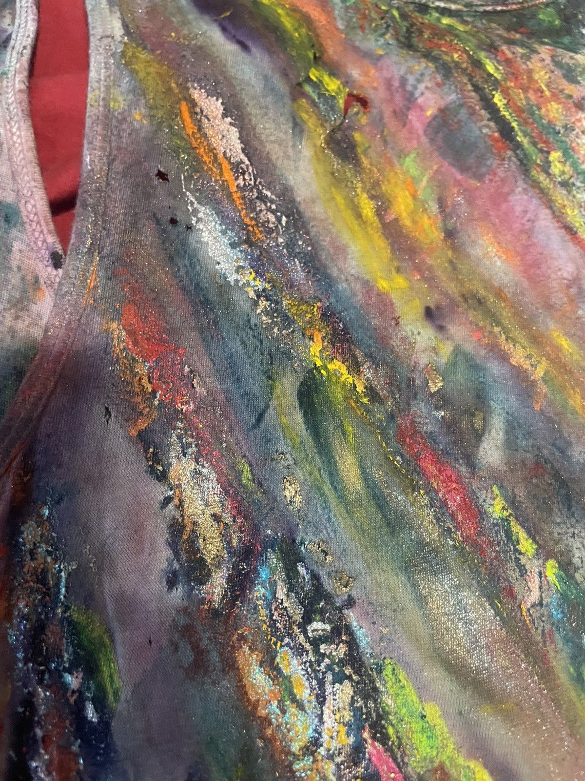 Le Grande Bleu (L.G.B.) Le Grand Bleu 1/1 Rainbow Multi-Color Paint Design Tanktop Size US M / EU 48-50 / 2 - 5 Thumbnail
