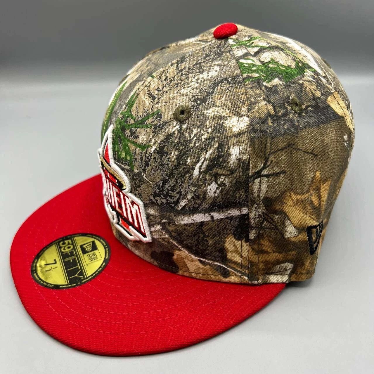 New Era Anaheim Angels Hat Men 7 1/2 Realtree Camo Fitted Cap Size ONE SIZE - 4 Thumbnail