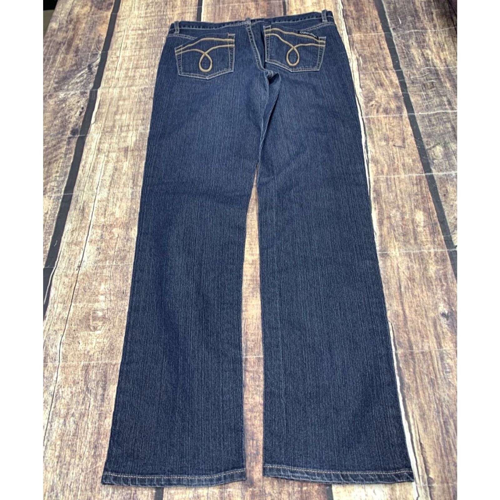 Calvin Klein VINTAGE Calvin Klein Skinny Jeans Women’s Size 34/31 Stretch Denim 34 x 31 Black 5-Pocket Design Mens? No, can't add gender. Size 24" / US 00 / IT 34 - 5 Thumbnail