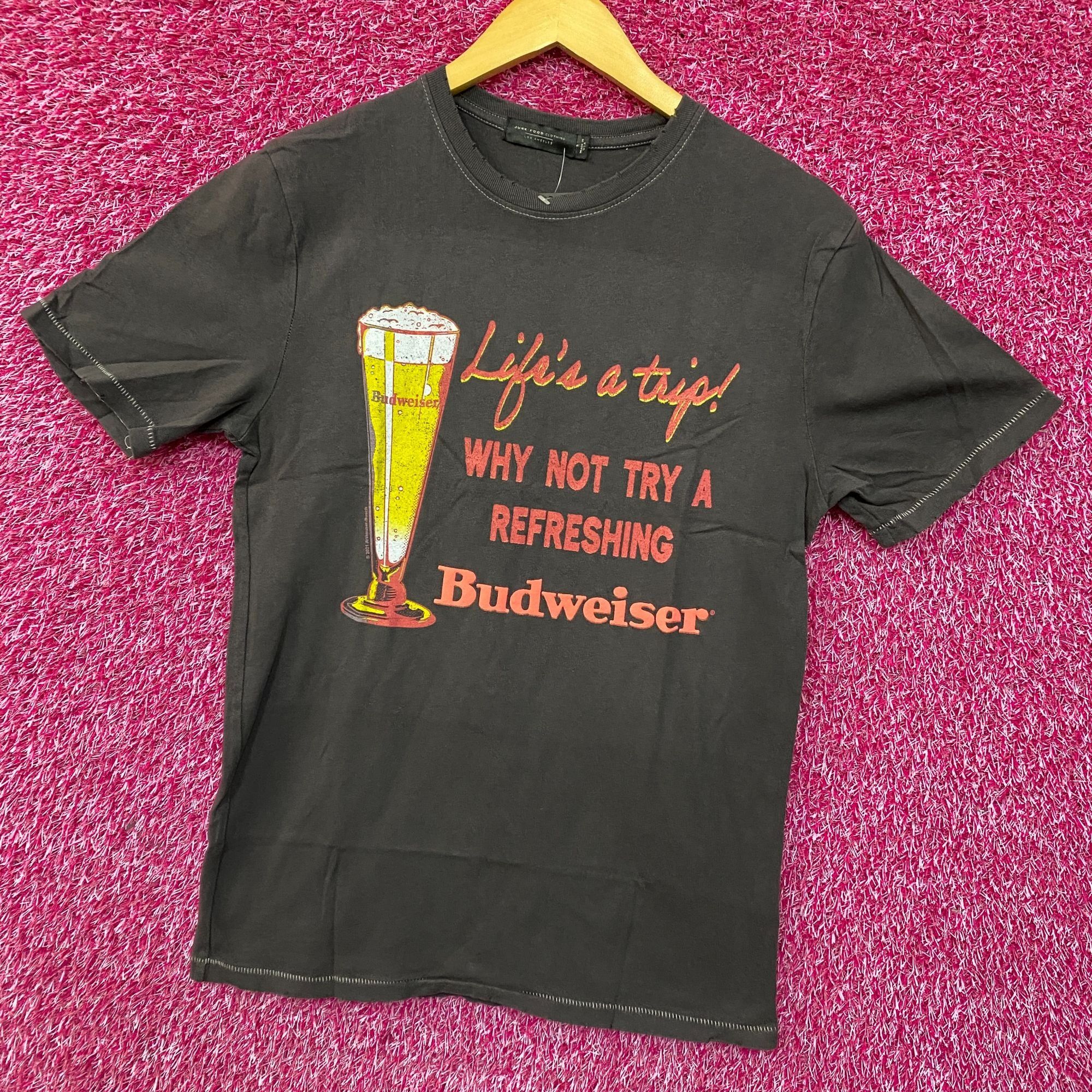 Junk Food Junk Food Budweiser Life's a Trip Vintage Style Graphic T-Sh Size US S / EU 44-46 / 1 - 3 Thumbnail