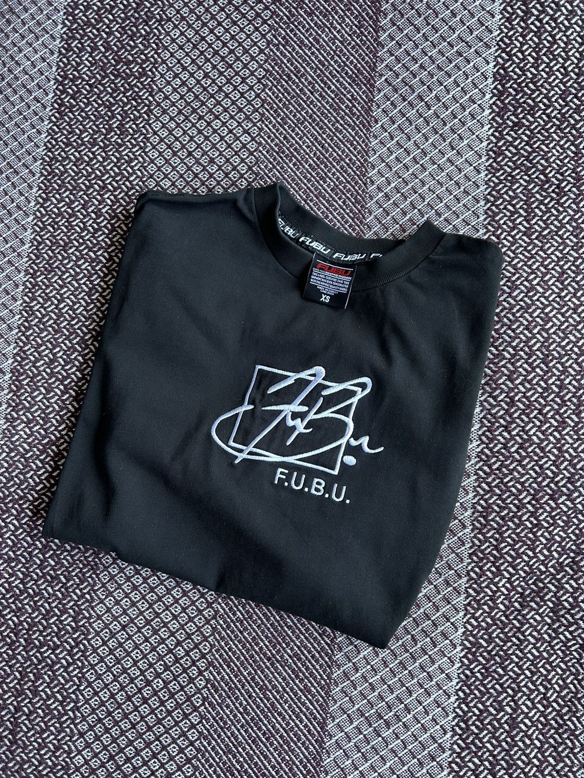 Fubu × Vintage Vintage Fubu Embroidered Big Logo T-shirt Rap Style Size S-M Size US M / EU 48-50 / 2 - 9 Thumbnail