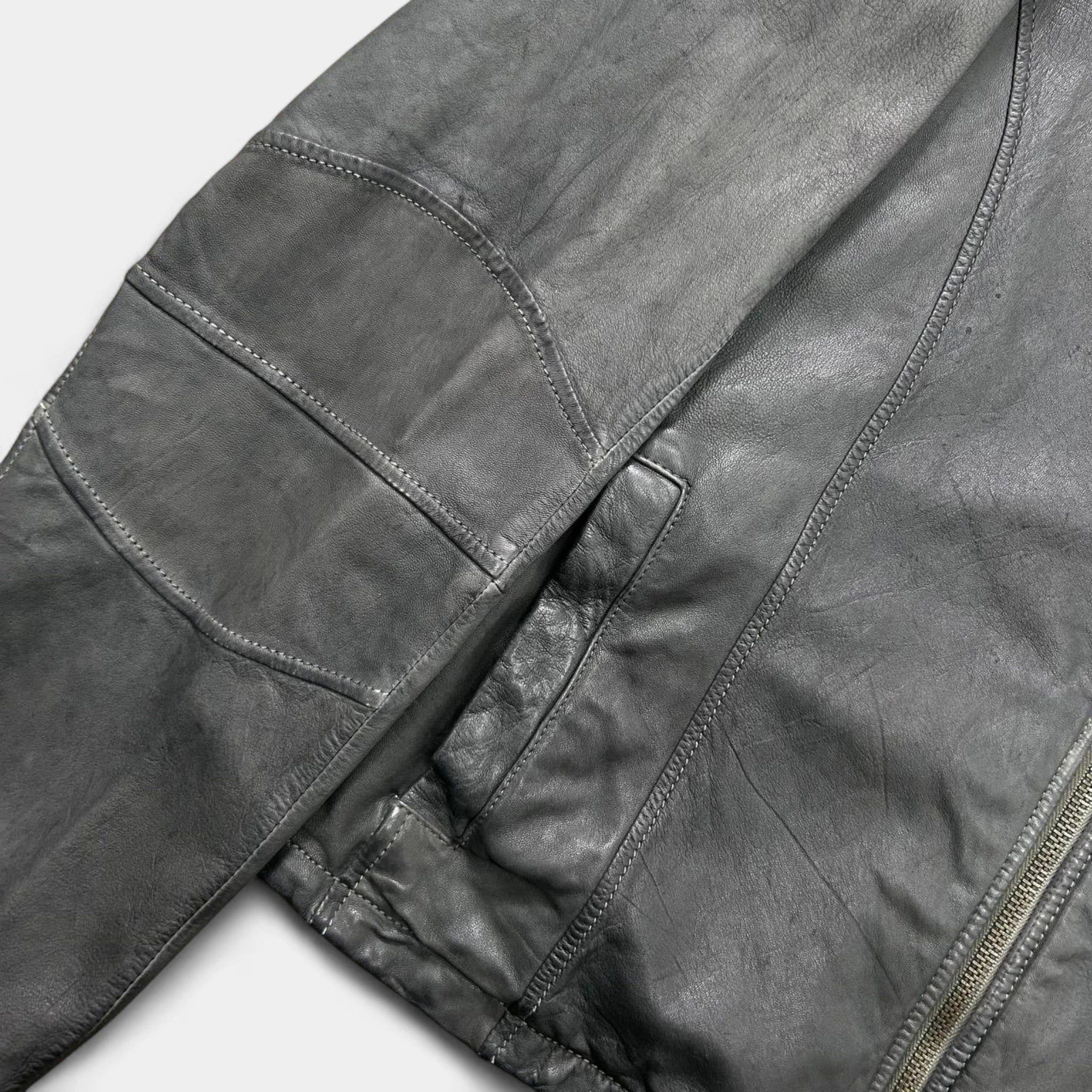 Armani Armani Jeans 2000s Elegant Sport Ovine Leather Jacket Size US XL / EU 56 / 4 - 4 Thumbnail