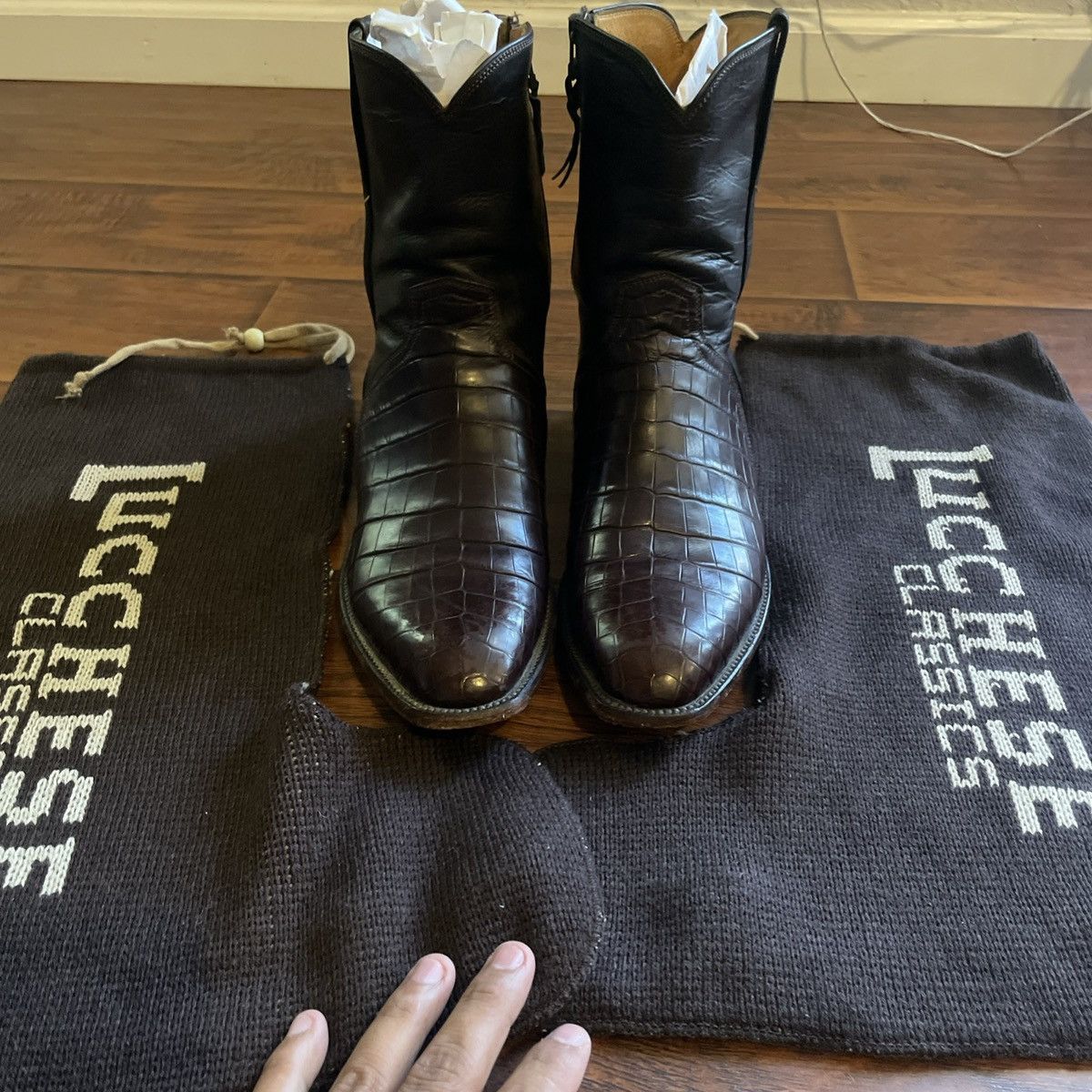 Lucchese Rare Lucchese Cowboy Boot 10 Elliot Nile crocodile Western Size US 10 / EU 43 - 4 Thumbnail