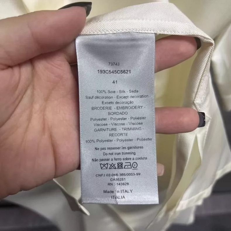 Dior Dior Casual Short Sleeve Shirt with Embroidery-2505 Size US M / EU 48-50 / 2 - 4 Thumbnail