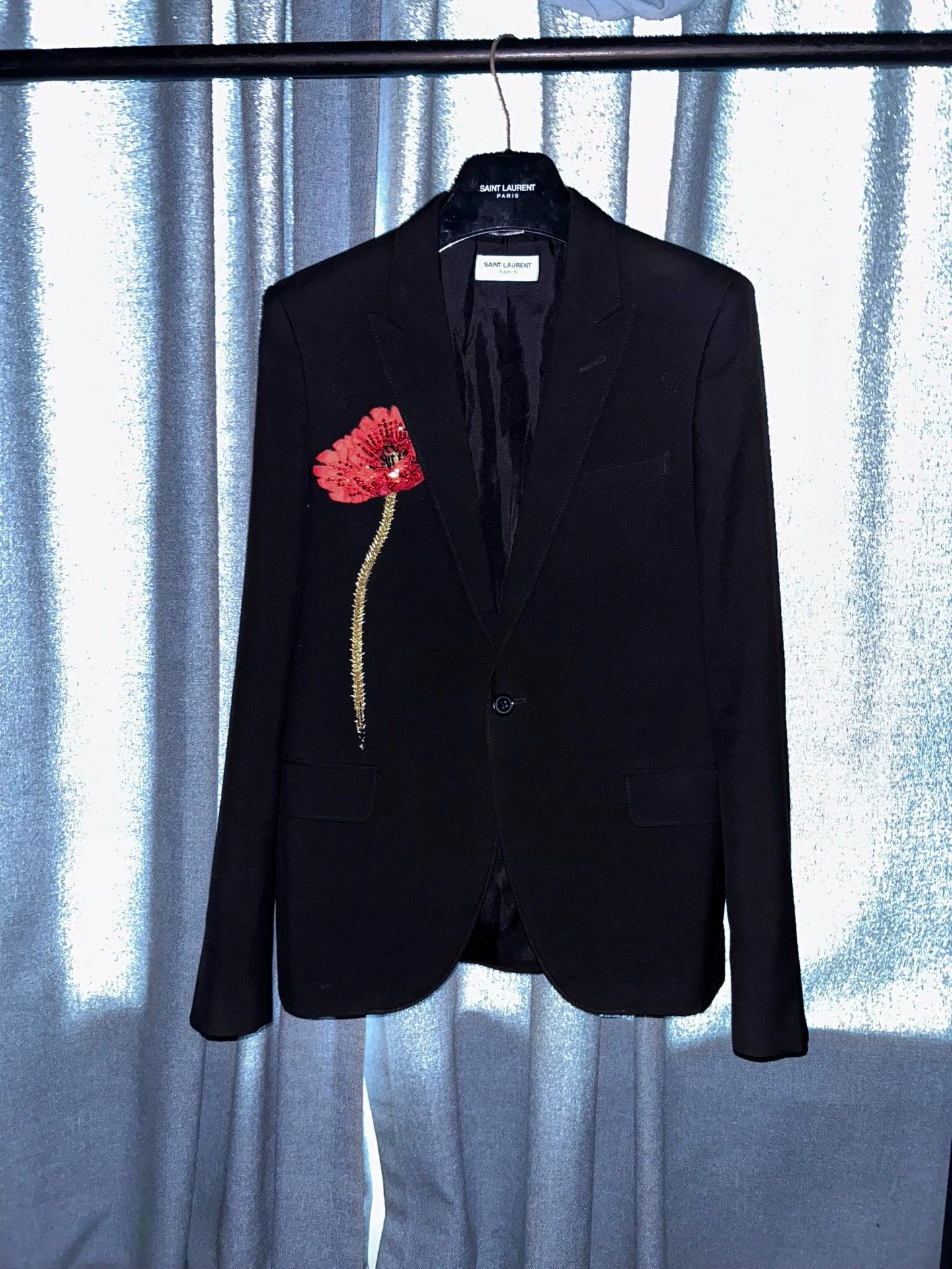 Saint Laurent Paris SAINT LAURENT SLP 2015SS Runway Floral Blazer Size 44S - 1 Thumbnail