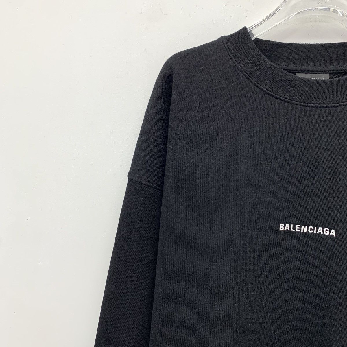 Balenciaga Balenciaga 23 Style Black Long Sleeve Sweatshirt K26WX Size US M / EU 48-50 / 2 - 3 Thumbnail