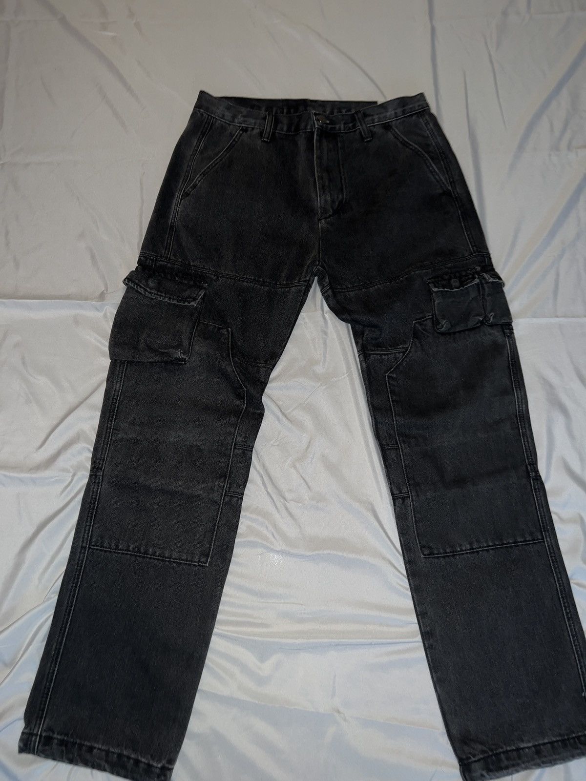 MNML Baggy Double Knee Cargos Size US 31 - 2 Thumbnail