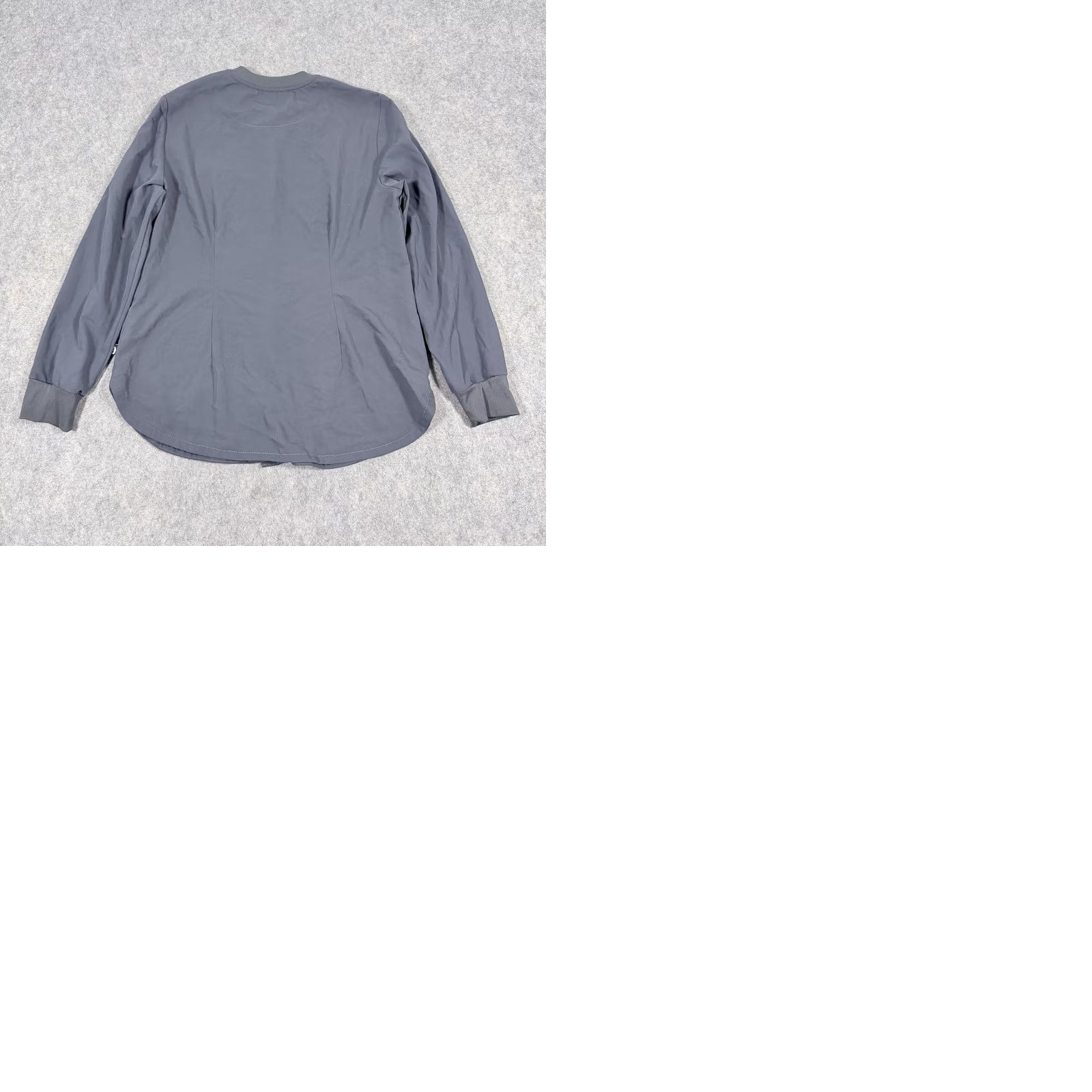 Vintage Urbane Full-Zip Long Sleeve Warm-Up Scrub Jacket Gray Women's Size Small jackets Size S / US 4 / IT 40 - 11 Thumbnail