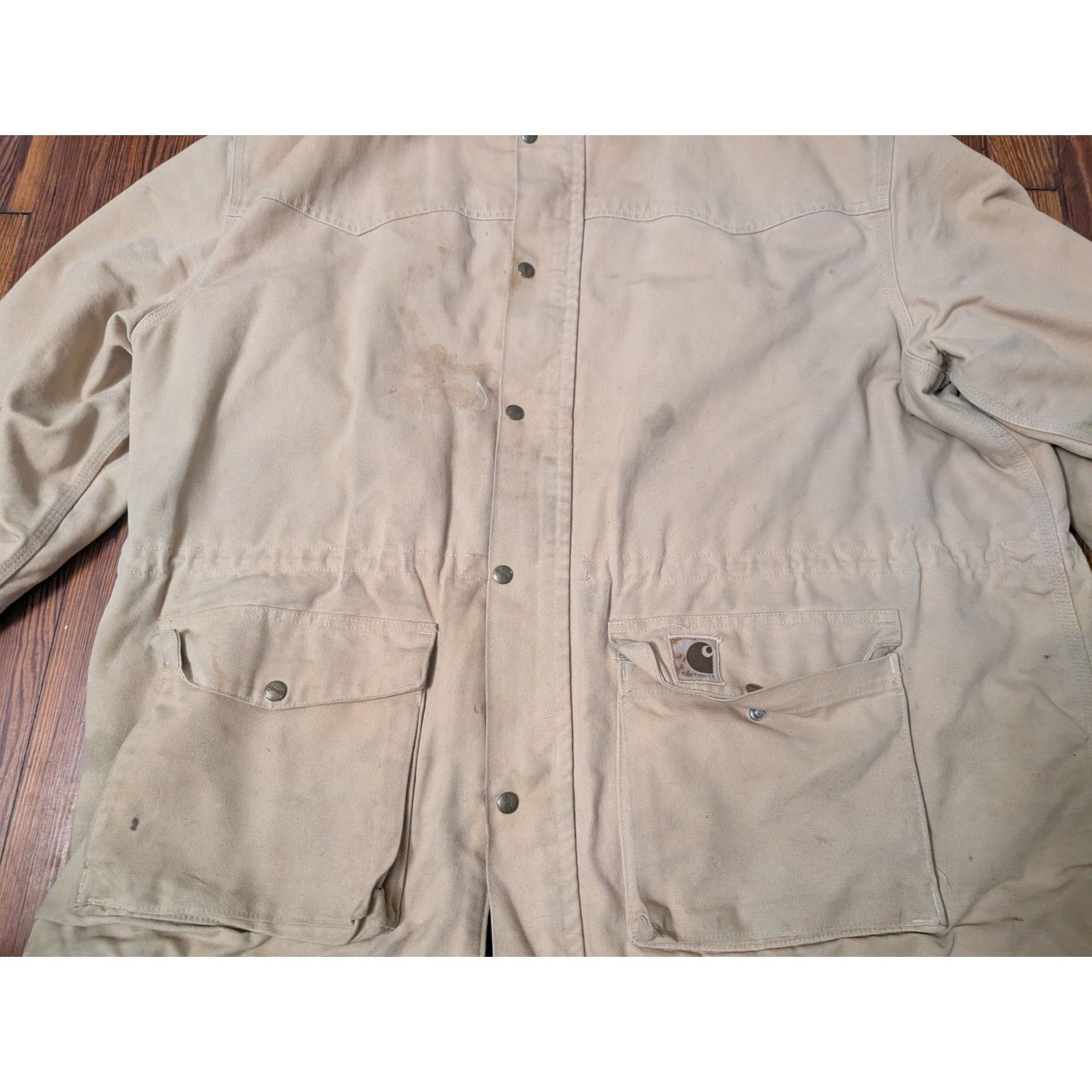 Carhartt Carhartt VTG Chore Field Jacket Quilted Lined C08WET 2XL Size US XXL / EU 58 / 5 - 9 Thumbnail