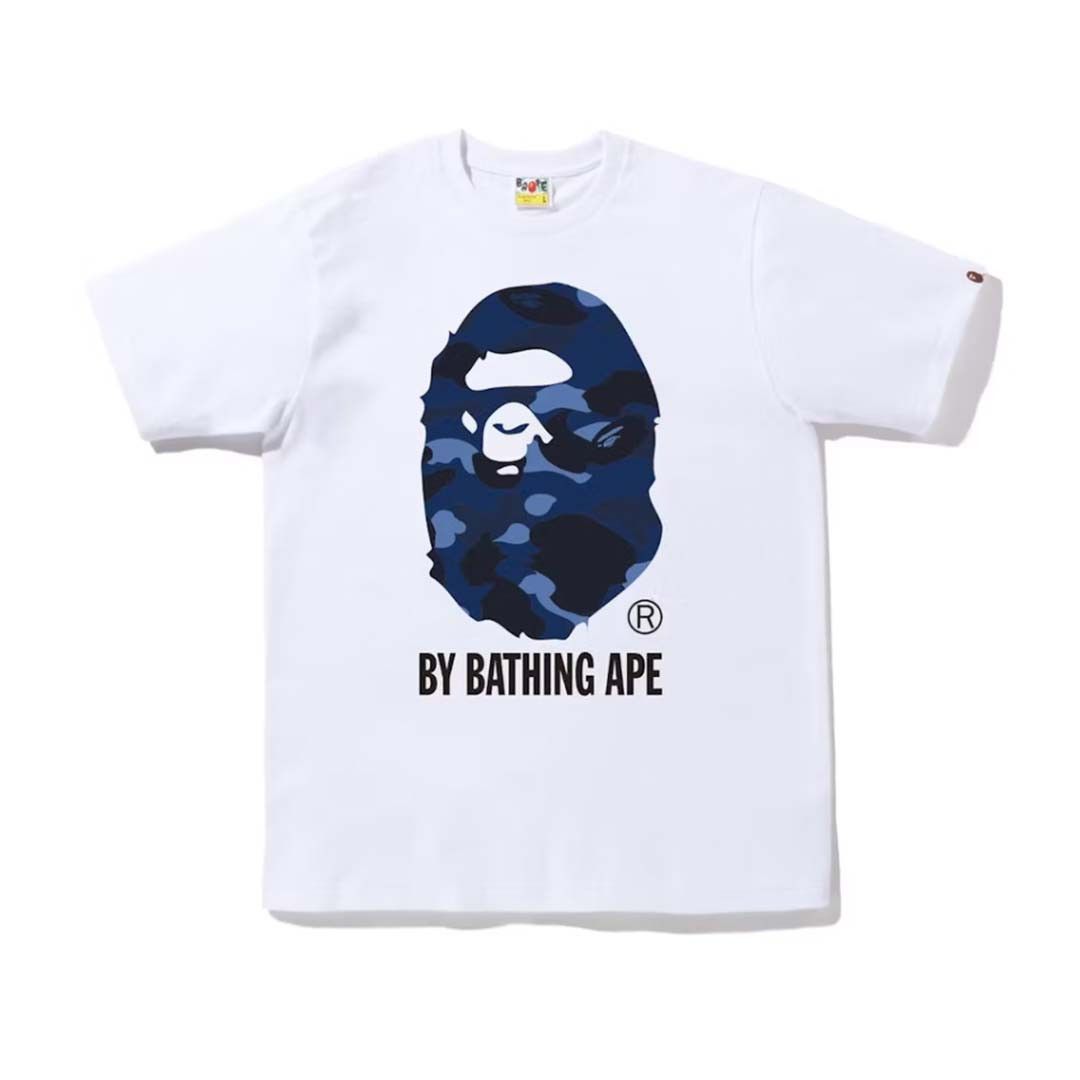 Bape Color Camo By Bathing Ape Tee White Navy Size US L / EU 52-54 / 3 - 1 Preview