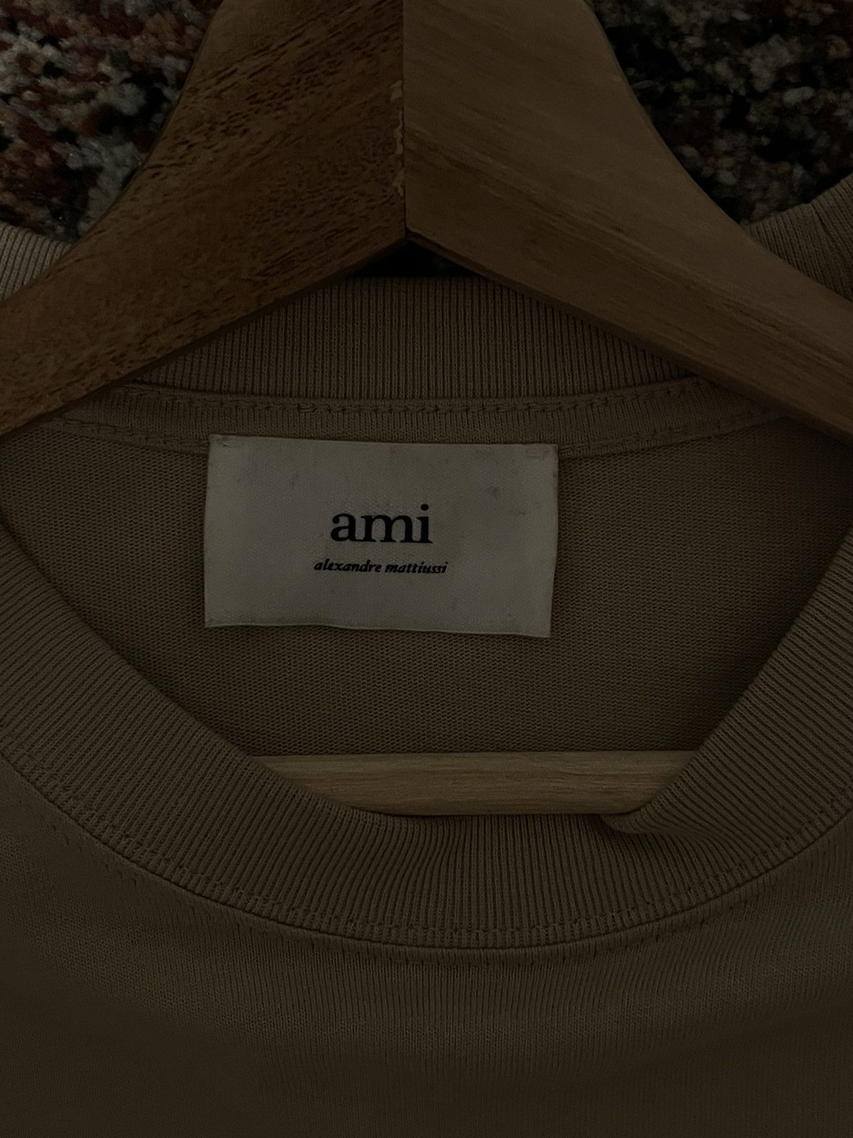 AMI × Other Ami Beige Monochrome Tshirt Size US M / EU 48-50 / 2 - 2 Thumbnail