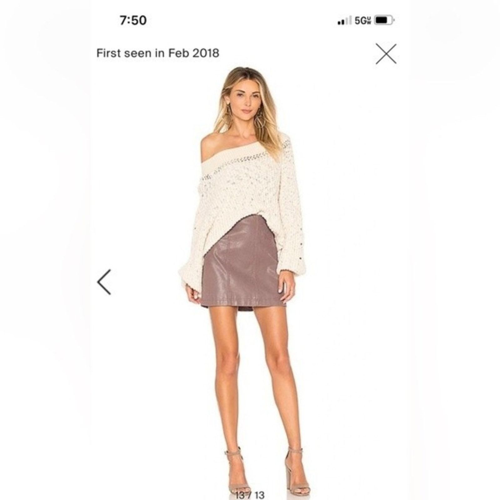 Free People FreePeople vegan suede pink mini skirt, size 4 Size 27" / US 4 / IT 40 - 1 Thumbnail