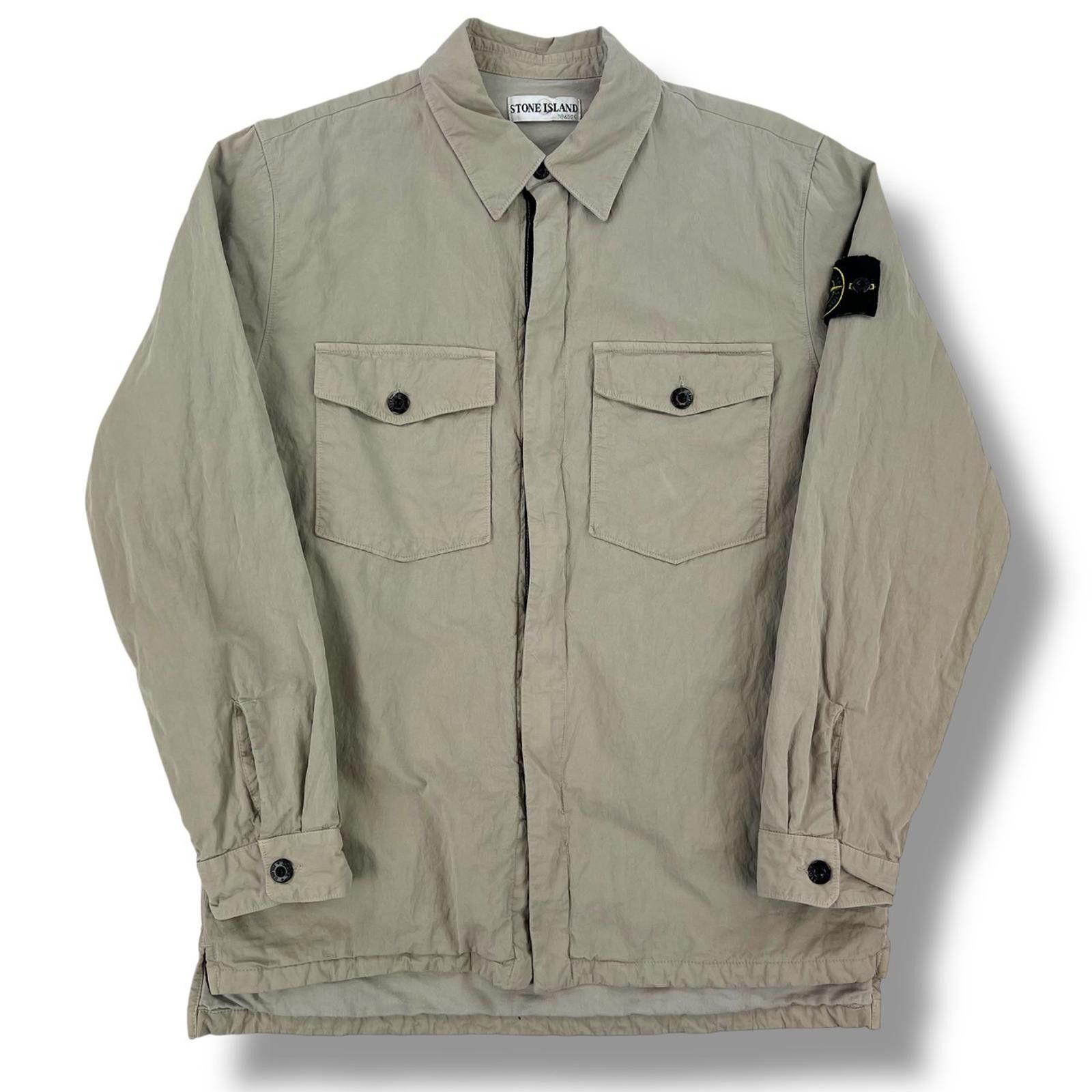 Stone Island Stone Island Beige Overshirt Jacket Size US M / EU 48-50 / 2 - 2 Thumbnail