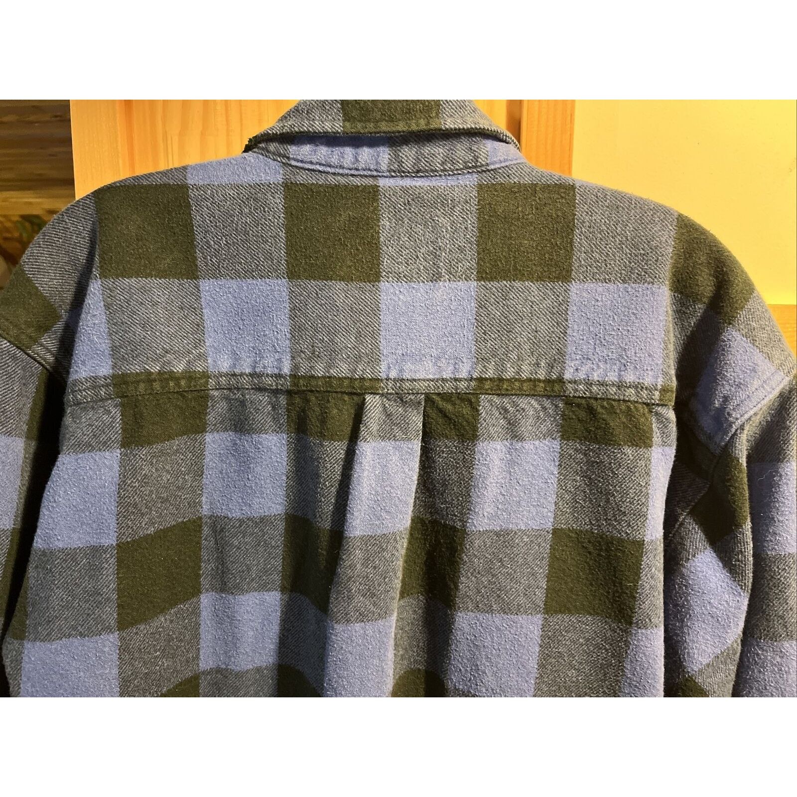 Field & Stream Field & Stream Men XL Blue Plaid Button Cotton Flannel Shirt Size US XL / EU 56 / 4 - 9 Thumbnail