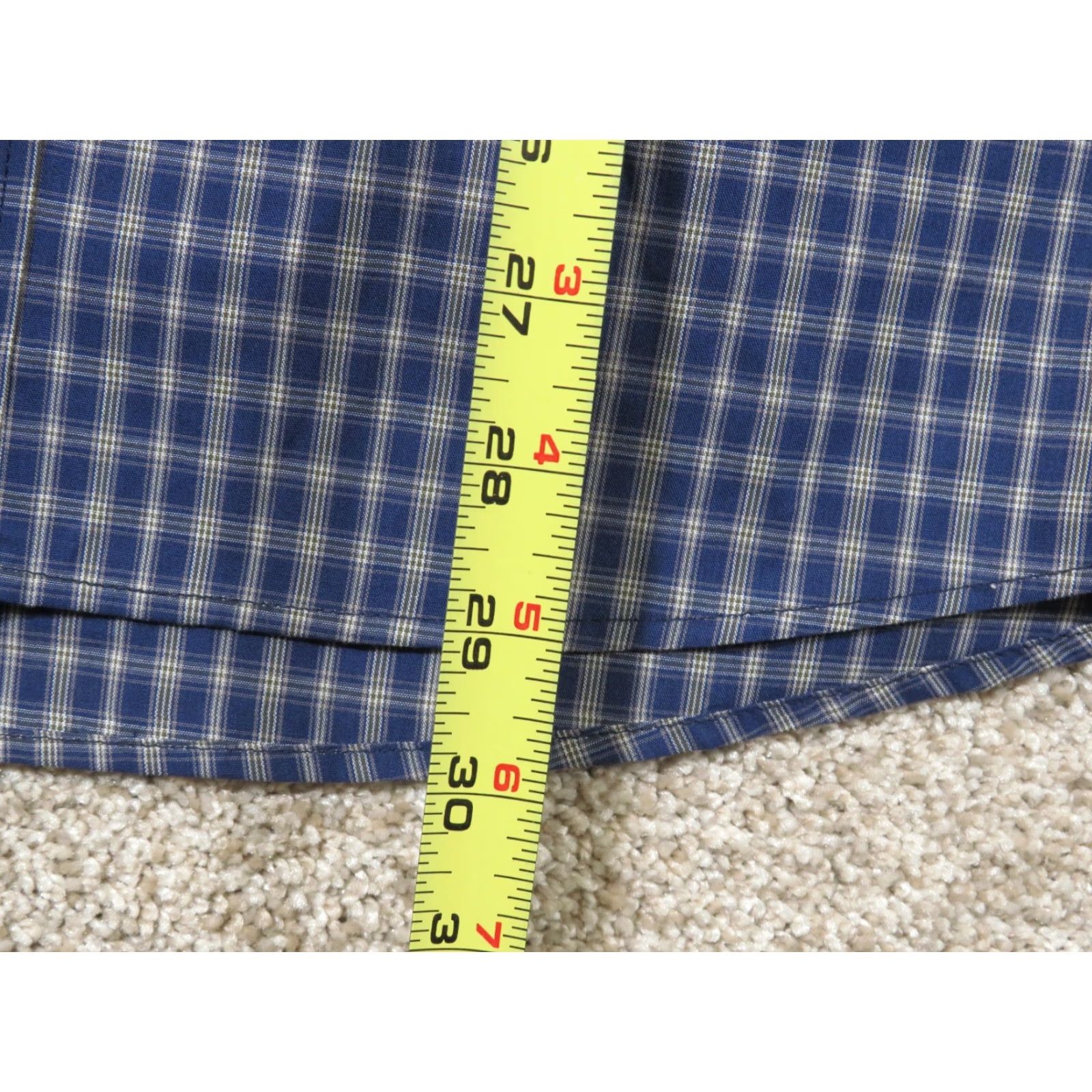 Vintage Gunnison Creek Outfitters Shirt Button-Up Long Sleeve Blue Mens M Tailored Casual Workplace Western Plaid Embroidered Pocket Size US M / EU 48-50 / 2 - 7 Thumbnail