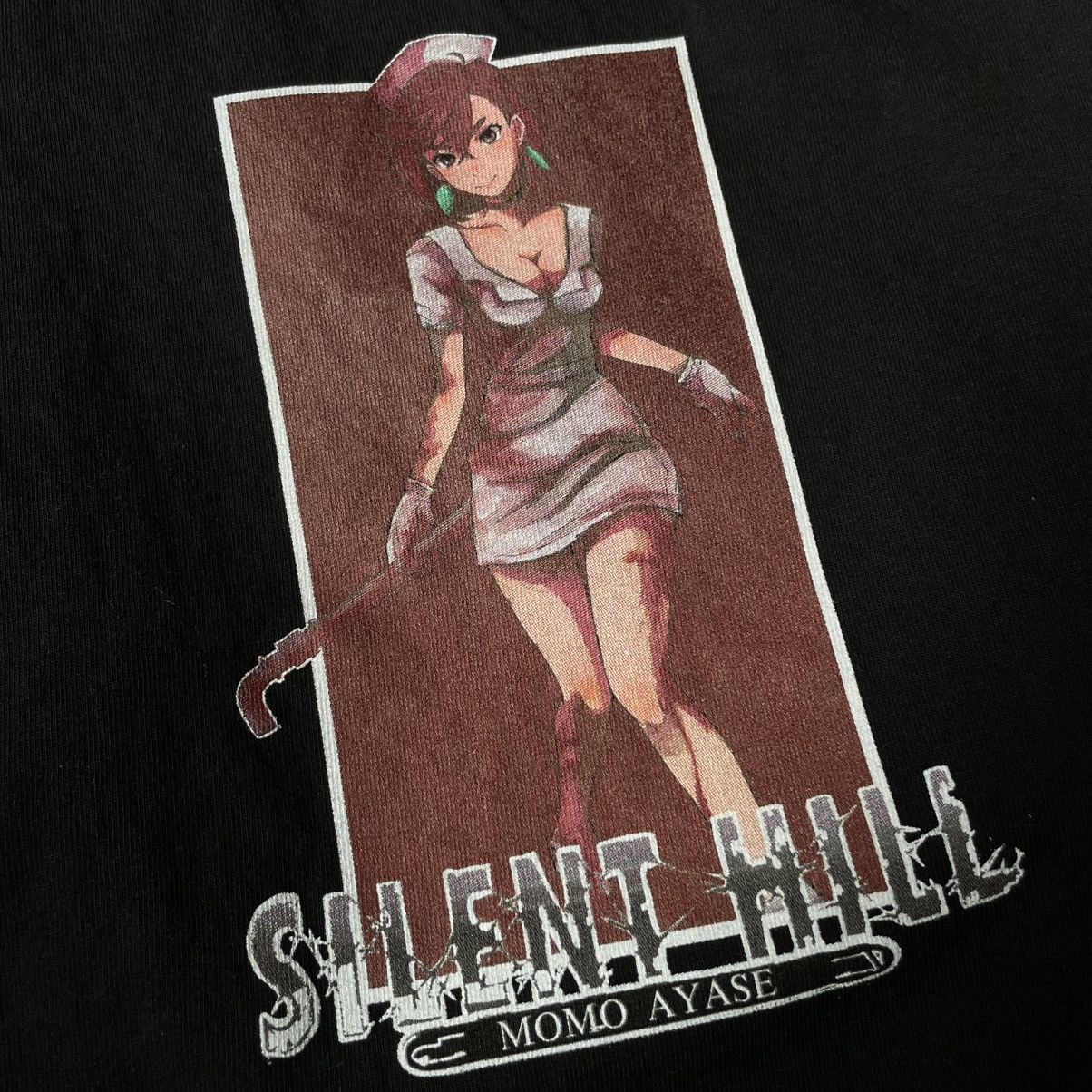 Anime Rare Silent Hill x DanDanDan Momo Ayase Anime Horror Tee Size US XL / EU 56 / 4 - 1 Thumbnail
