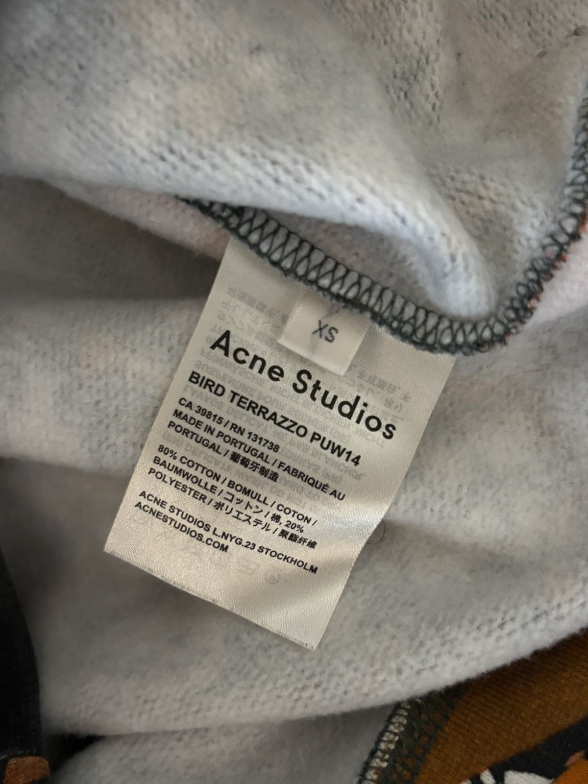 Acne Studios Acne Studios Bird Terrazzo sweater Size XS / US 0-2 / IT 36-38 - 3 Thumbnail