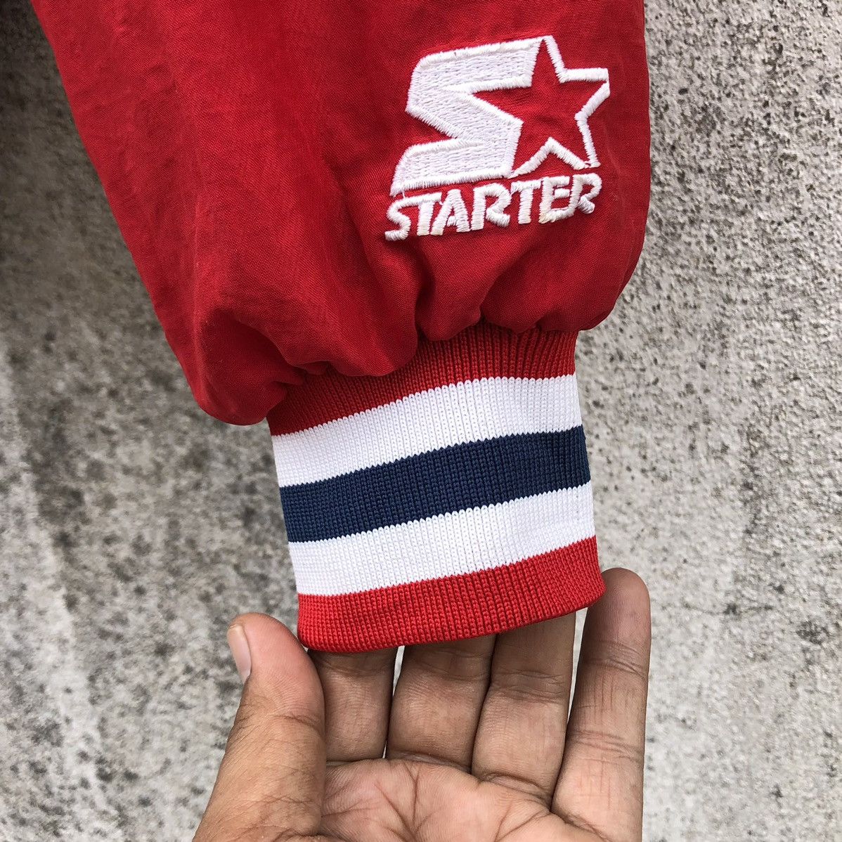 Starter Vintage 90’s STARTER CLEVELAND INDIANS Bomber Jacket Size US M / EU 48-50 / 2 - 12 Thumbnail