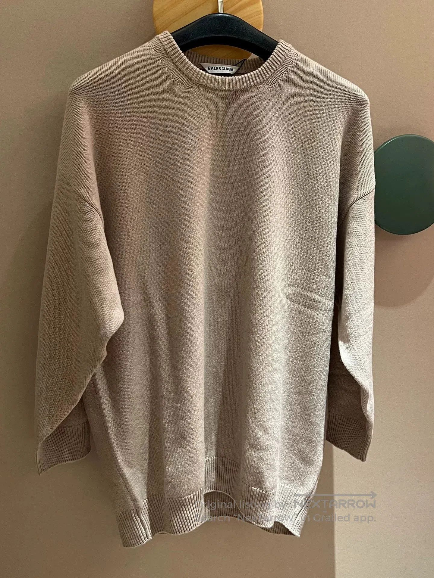 Balenciaga Logo Cashmere Sweater for Women.