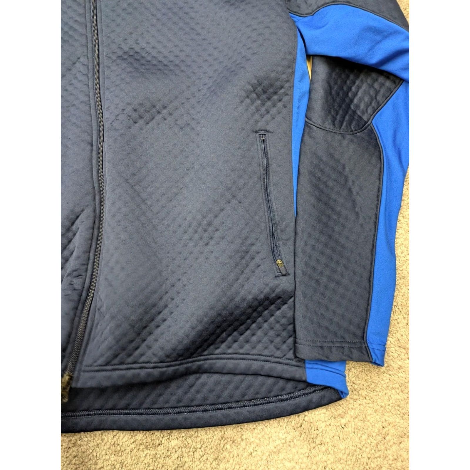 Nike Nike Sphere Thermal Jacket Mens L Blue Full Zip Running Softshell Track Jacket Size US L / EU 52-54 / 3 - 7 Thumbnail
