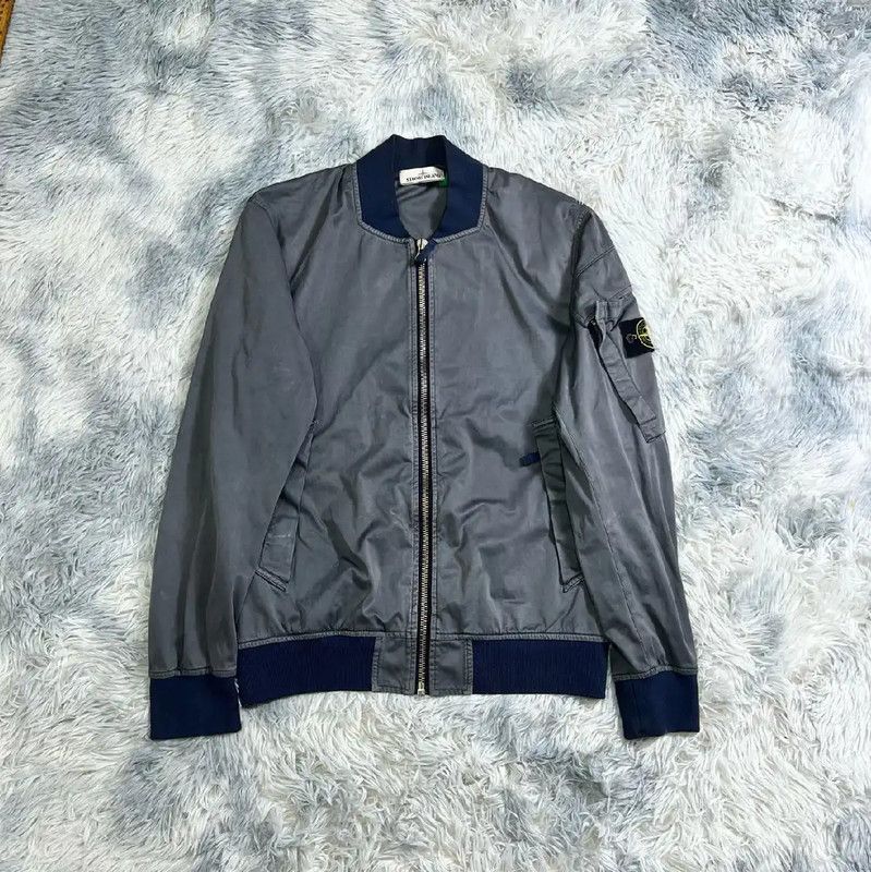 Stone Island Stone Island Men's Green Cotton Jacket 0089 Size US L / EU 52-54 / 3 - 1 Thumbnail