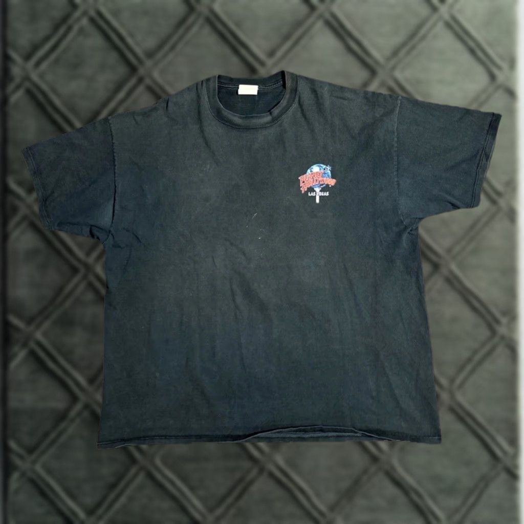 Planet Hollywood VINTAGE Planet Hollywood Las Vegas 1991 Double Sided T-Shirt Mens 2XL Black 90s Classic USA Size US XXL / EU 58 / 5 - 1 Thumbnail