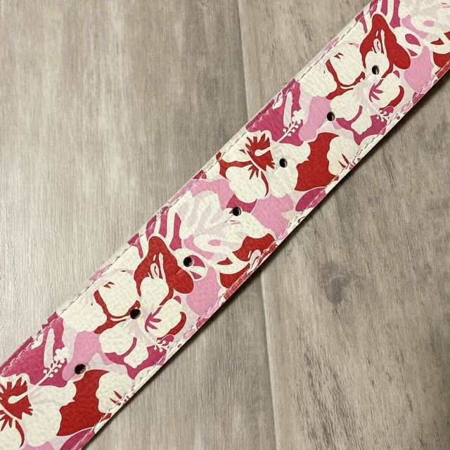 Bape BAPE Aloha camo pink leather belt a bathing ape NIGO Size ONE SIZE - 5 Thumbnail