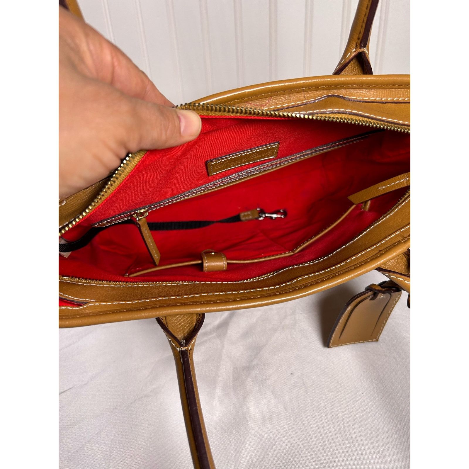 Dooney & Bourke DOONEY and Bourke Retro Tote embossed leather small russel Size ONE SIZE - 11 Thumbnail