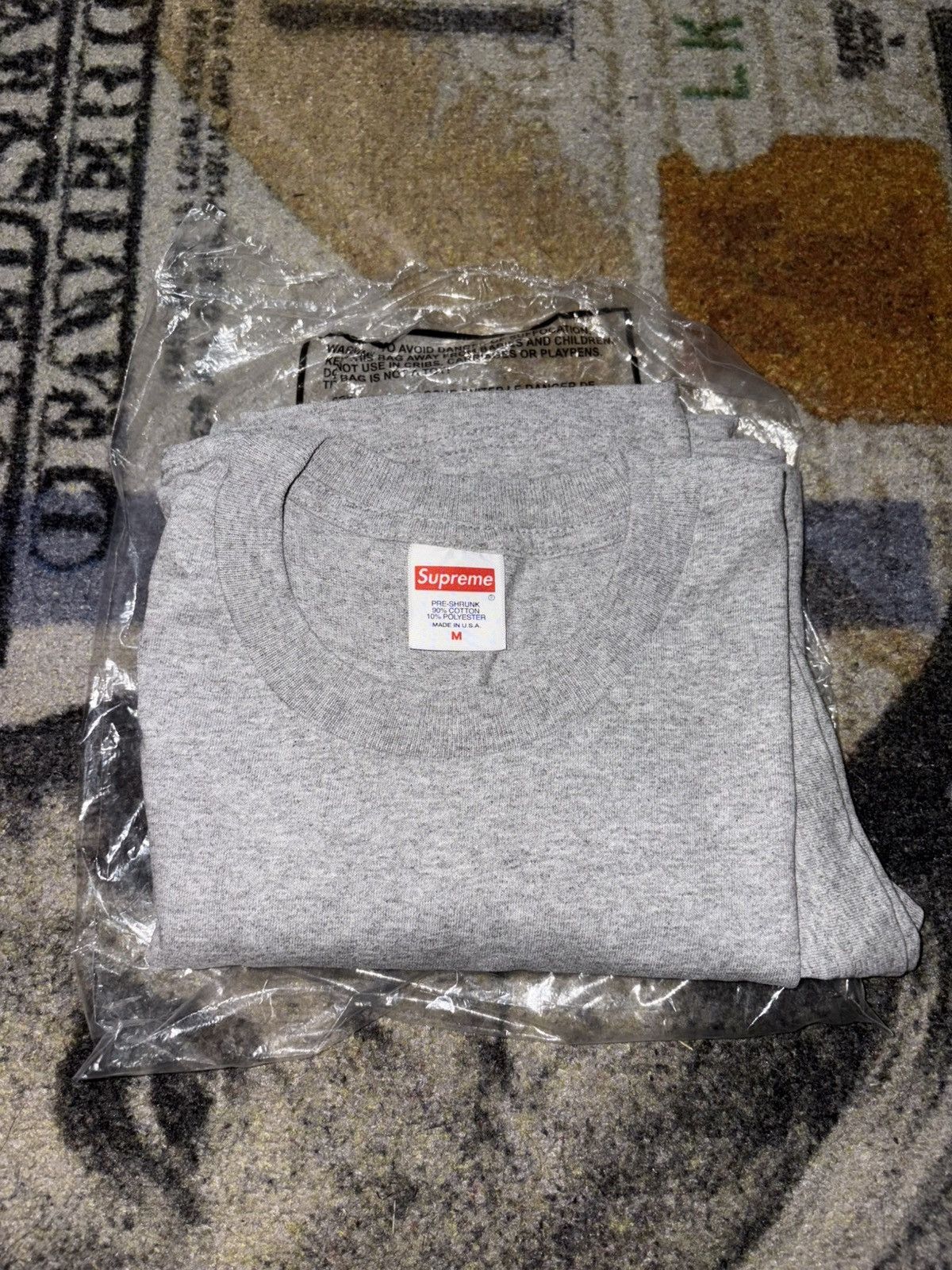 Supreme Diamond Tee Heather Grey