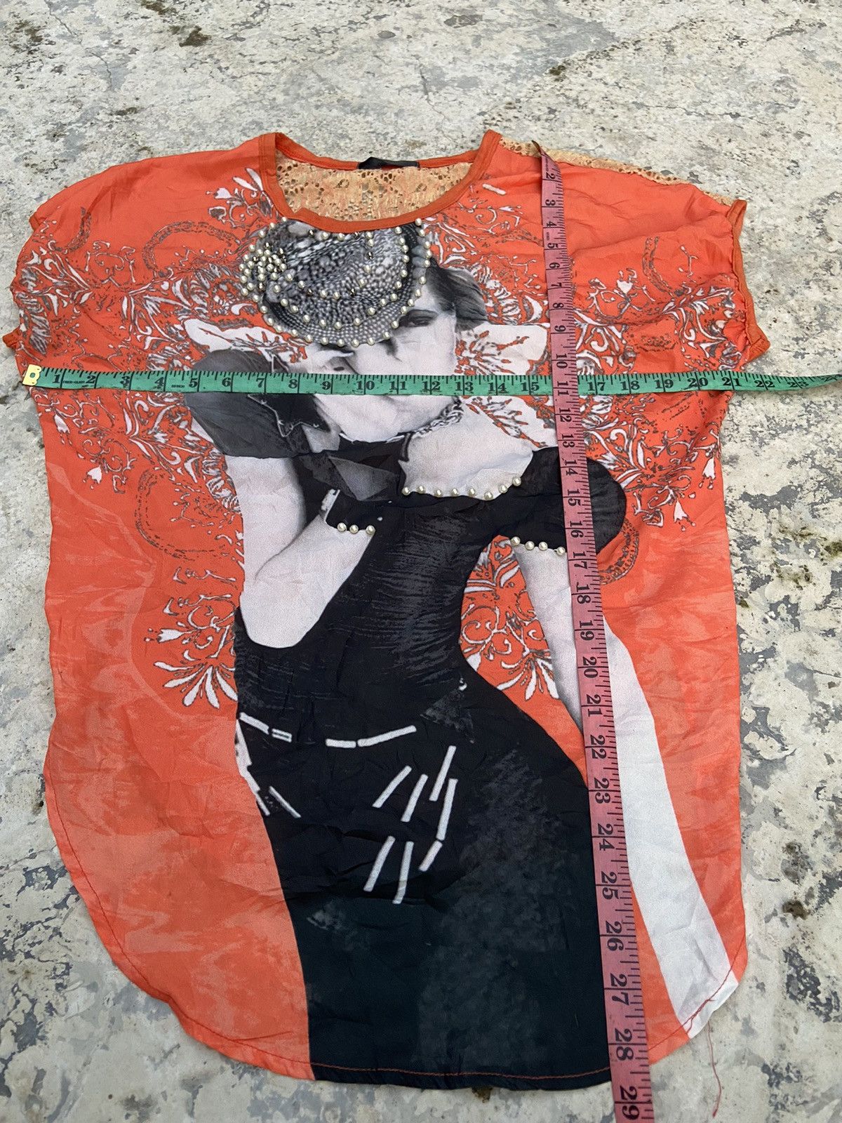 Hysteric Glamour × Japanese Brand × Vintage 2000s blouses marlyn monroe studded pearl Size XL / US 12-14 / IT 48-50 - 7 Thumbnail