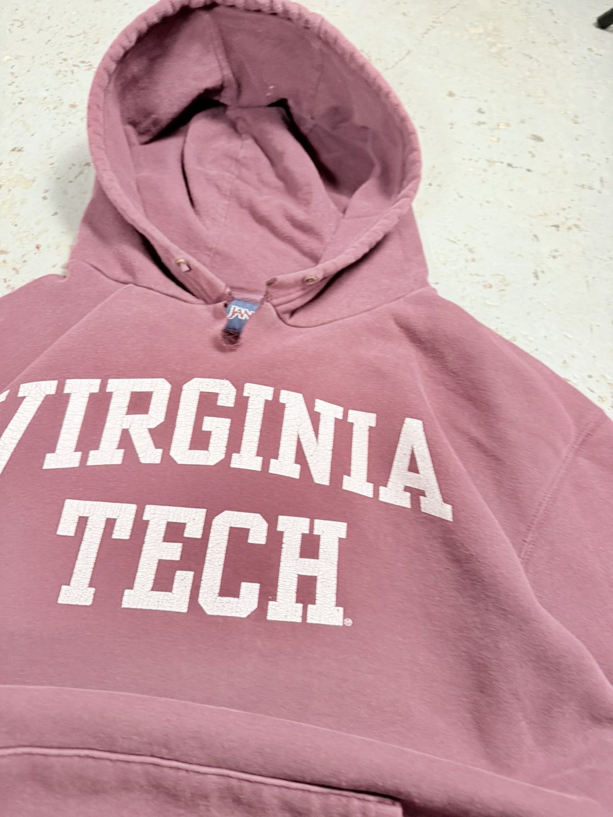 Other Vintage Distressed Virginia Tech Sun Faded Jansport Hoodie Size US XXL / EU 58 / 5 - 3 Thumbnail