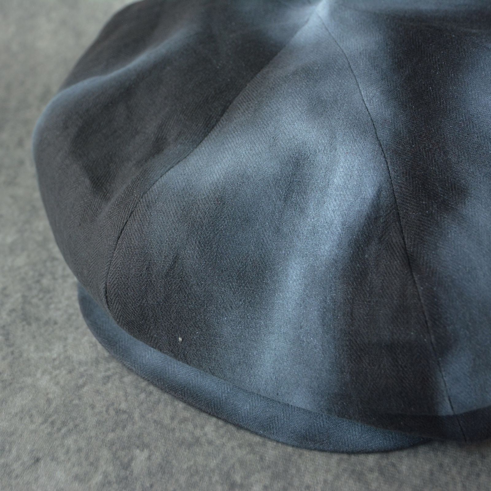 Yohji Yamamoto Yohji Yamamoto Pour Homme 24SS - CHARCOAL BIG CASQUETTE Size ONE SIZE - 8 Thumbnail