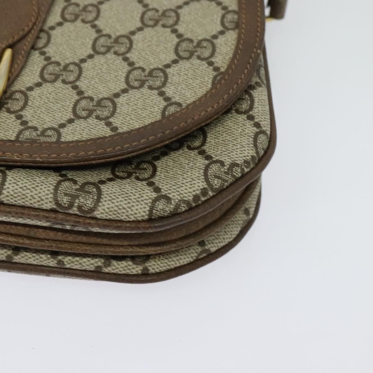 Gucci GUCCI GG Supreme Shoulder Bag Pvc Beige Gold Size ONE SIZE - 11 Thumbnail