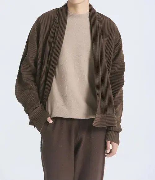 Japanese Brand 20AW Indigo Union Japan Brown Modern Noragi Kimono Jacket Size US XL / EU 56 / 4 - 1 Thumbnail