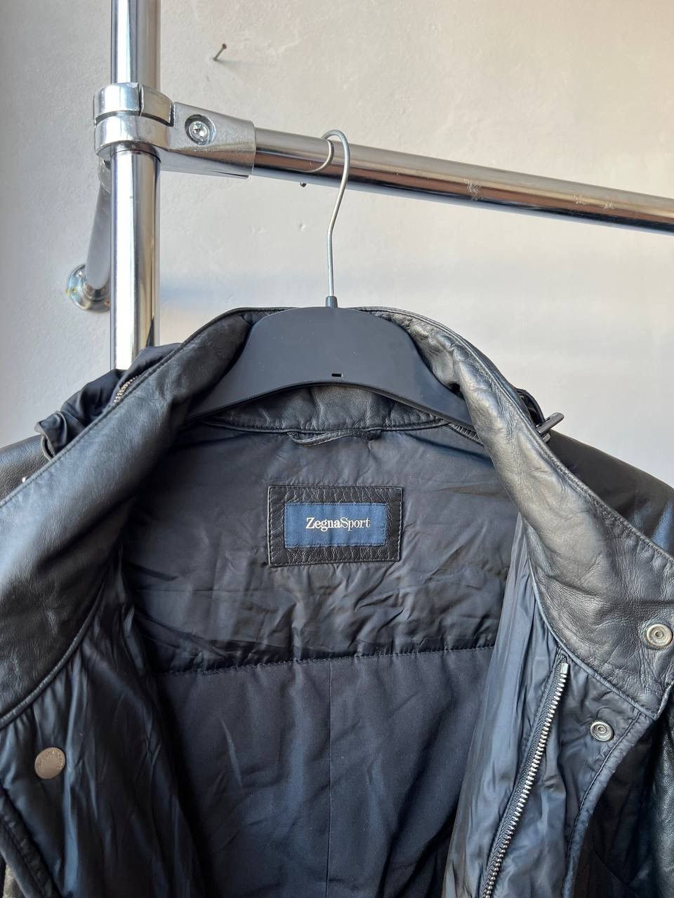 Ermenegildo Zegna ZEGNA SPORT CLASSIC BRUTAL MULTI-POCKET LEATHER JACKET COAT Size US L / EU 52-54 / 3 - 11 Thumbnail