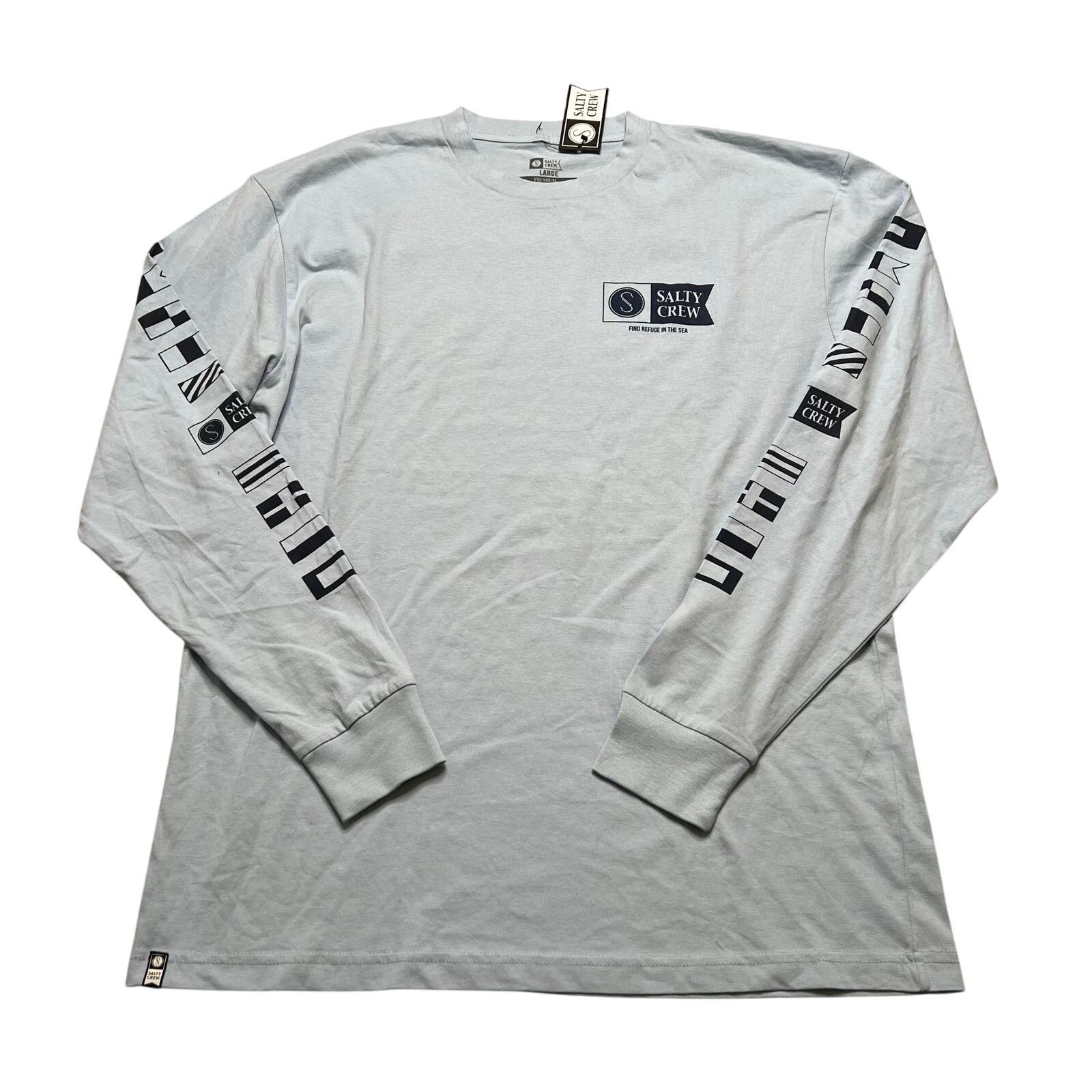 Other Salty Crew Alpha NWT Long Sleeve T-Shirt Light Blue - L Size US L / EU 52-54 / 3 - 3 Thumbnail