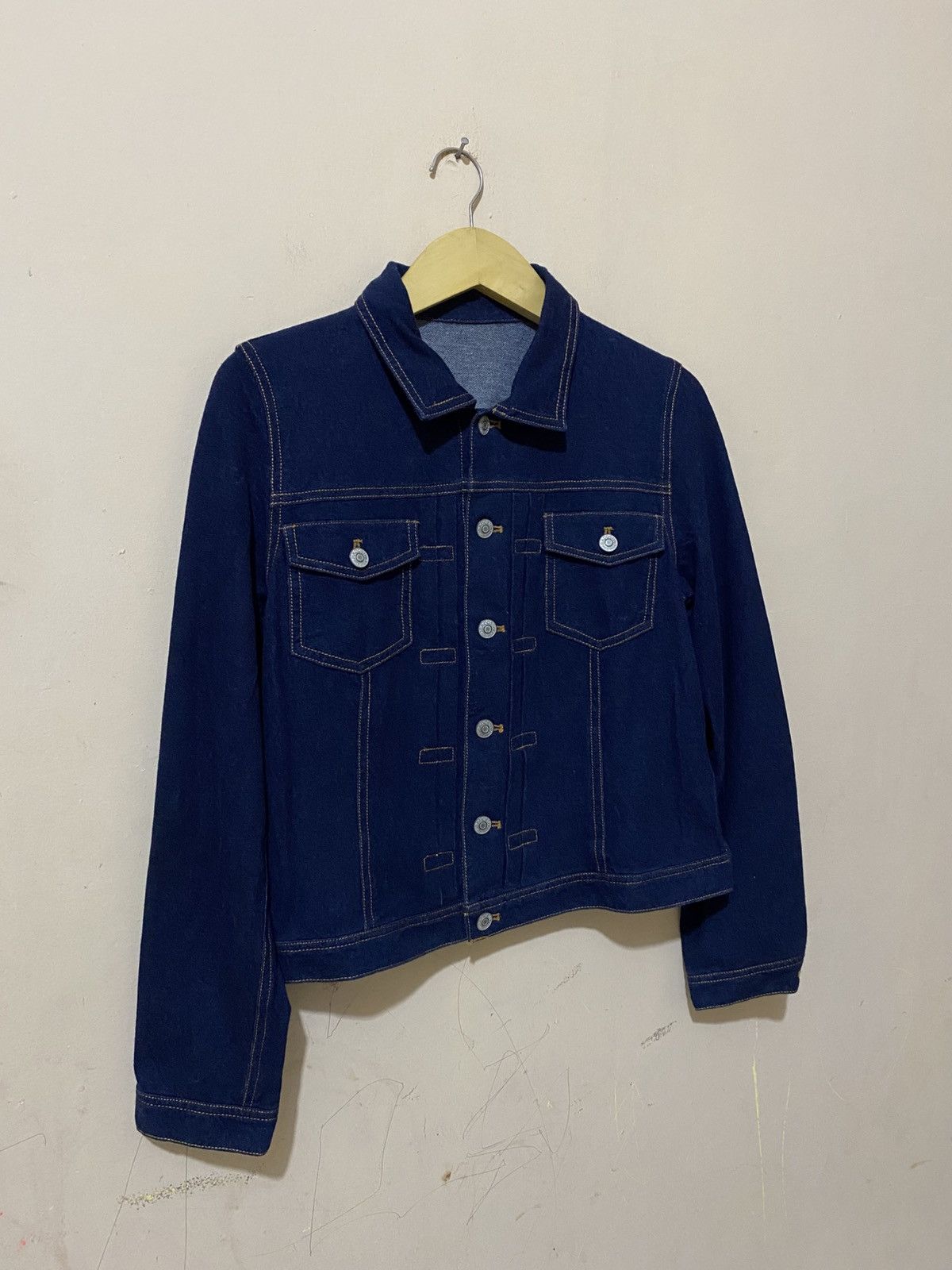 Japanese Brand 🇯🇵Ko’os Indigo Denim Jacket Size US XS / EU 42 / 0 - 2 Thumbnail