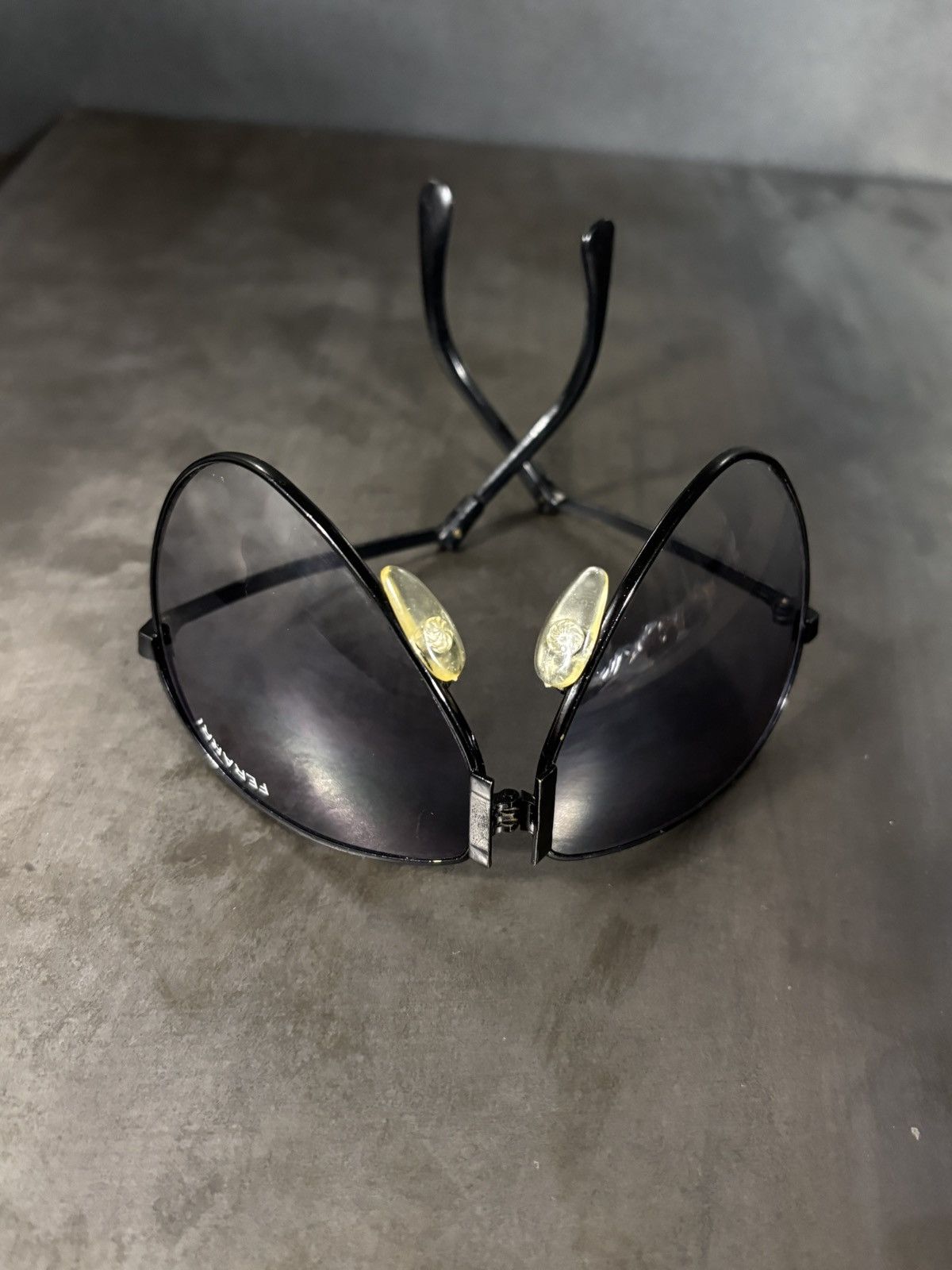 Vintage Vintage Ferrari Sunglasses Folding Aviators Car 1980s 1990s Size ONE SIZE - 1 Thumbnail
