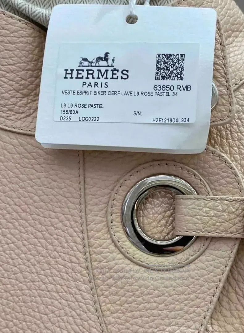 Hermes Hermes Deerhide Leather Jacket Size XXS / US 00 / IT 34 - 3 Thumbnail