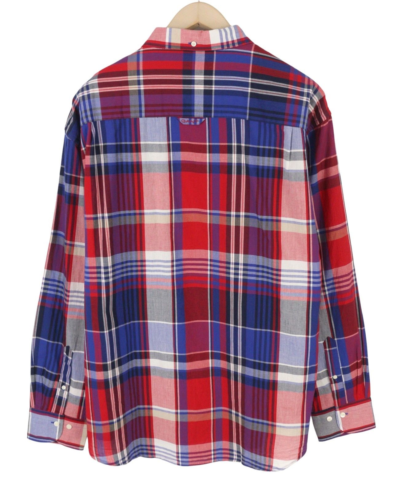Gant WASHED POPLIN CHECK L Relaxed Plaid Button-Down 87497 Size US L / EU 52-54 / 3 - 2 Thumbnail