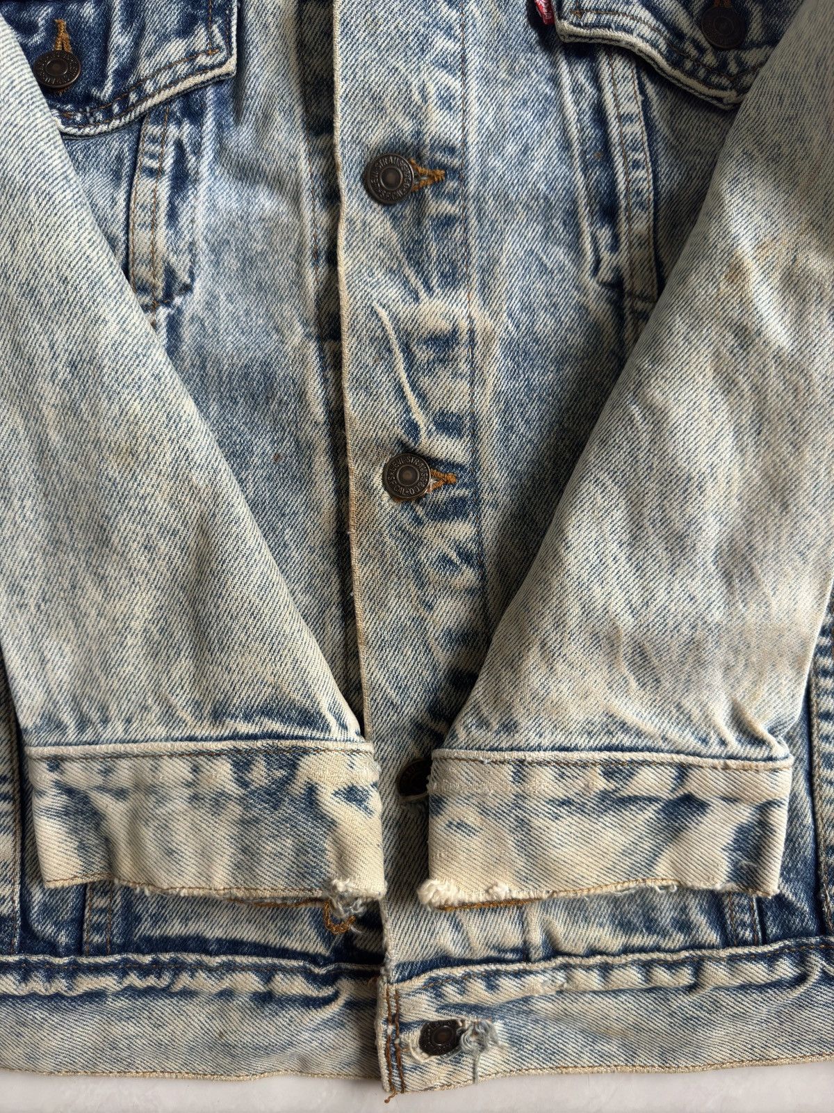 Levi's VERY RARE VINTAGE JACKET DENIM JEANS LEVIS ACID WASH Size US M / EU 48-50 / 2 - 5 Thumbnail