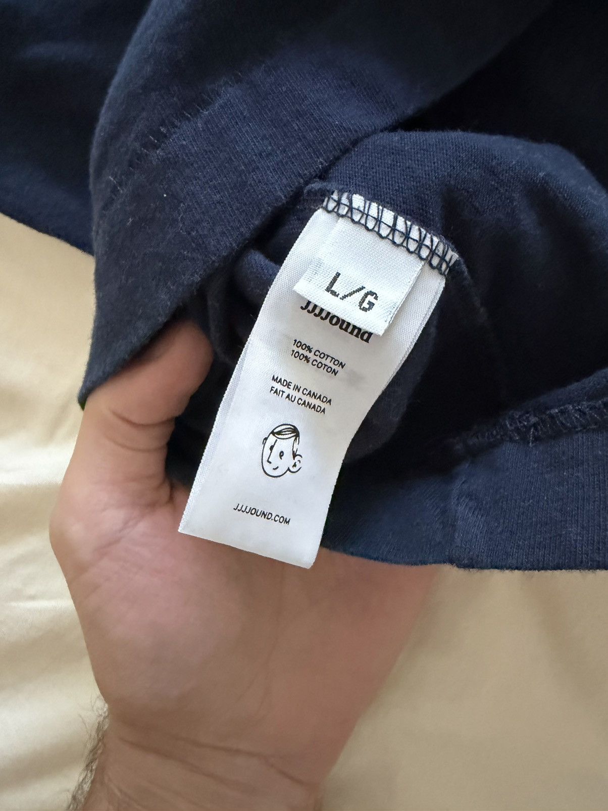 JJJJound JJJJound J90 logo tee Size US L / EU 52-54 / 3 - 5 Thumbnail
