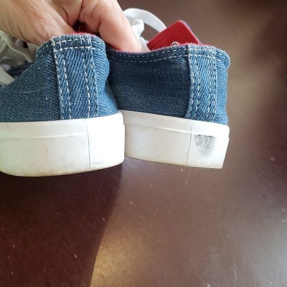 Designer Bobbie Brooks Blue Jean Tie Sz. 8 Sneakers Size US 8 / IT 38 - 6 Thumbnail