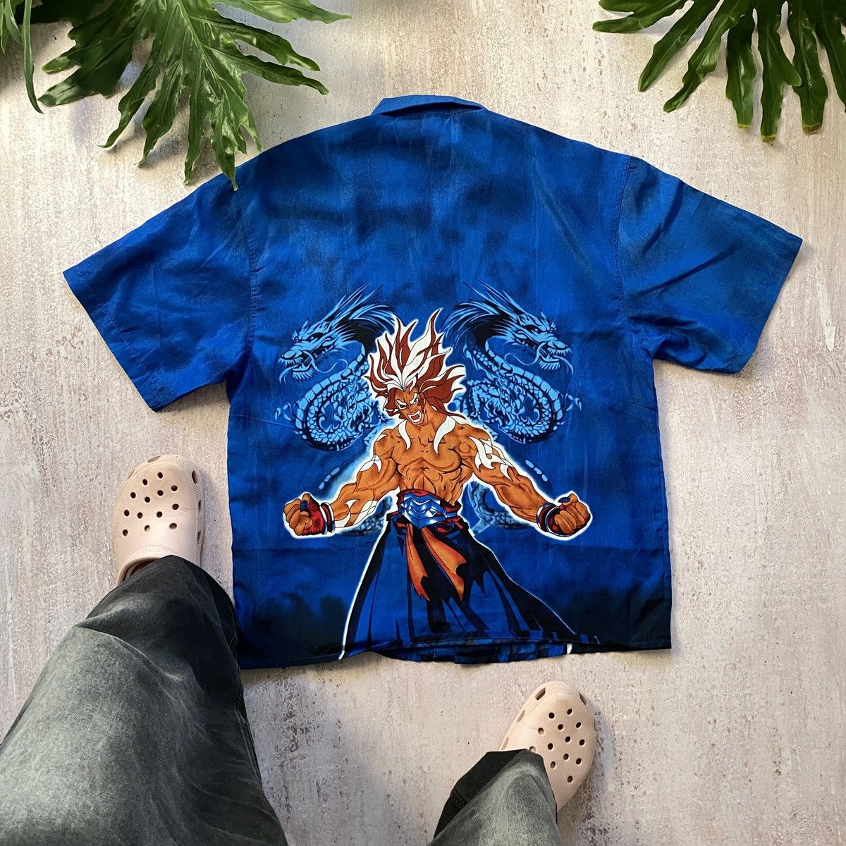 Japanese Brand VINTAGE ANIME BOXY SHIRT K’S DEE DRAGON CRAZY HAWAII 265 Size US XL / EU 56 / 4 - 2 Thumbnail