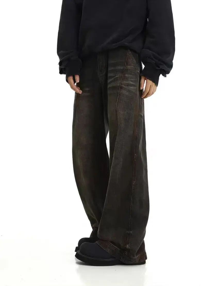 Designer × Japanese Brand Washed High Street Harajuku Casual Jeans Size US 32 / EU 48 - 2 Thumbnail