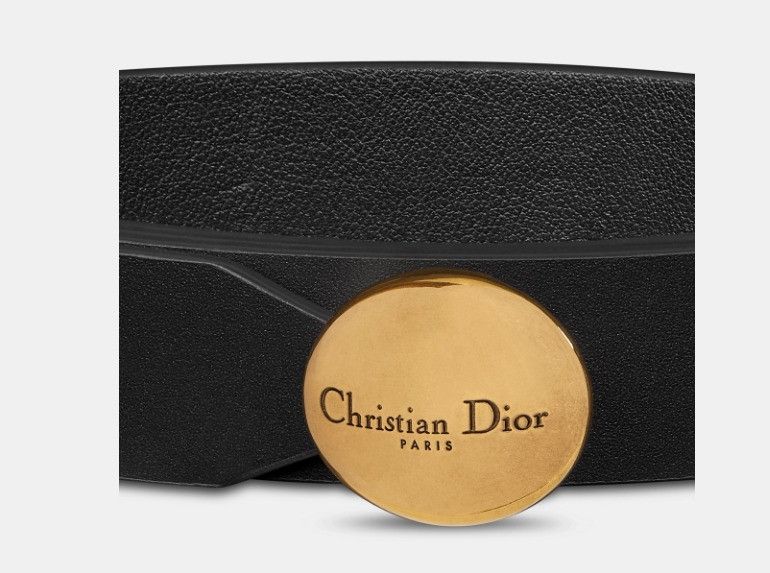 Dior o1w1db10325 Size: OS / B0585CB D-Pépite Belt in Black Size ONE SIZE - 4 Thumbnail